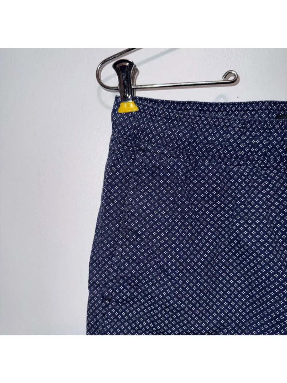 Banana Republic Mens Small Navy Deck Shorts Elastic Waistband Drawstring